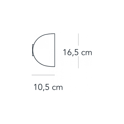 Fontana Arte IO Dimensioni