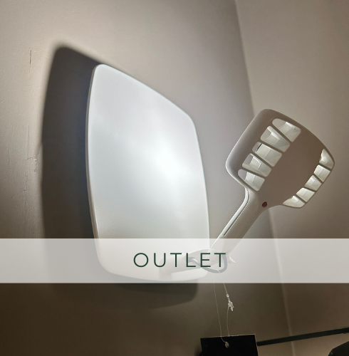 Luceplan Otto Watt Bianca, Parete