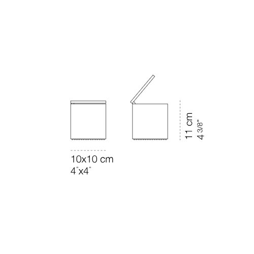 Cini & Nils Cuboluce Classic; dimensioni