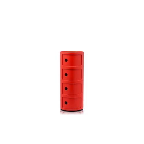 Kartell Componibili, 4 elementi, Rosso