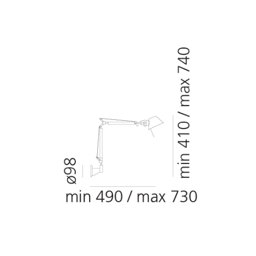 Artemide Tolomeo Micro Wall