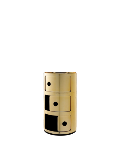 Kartell Componibili METAL, 3 elementi, Oro