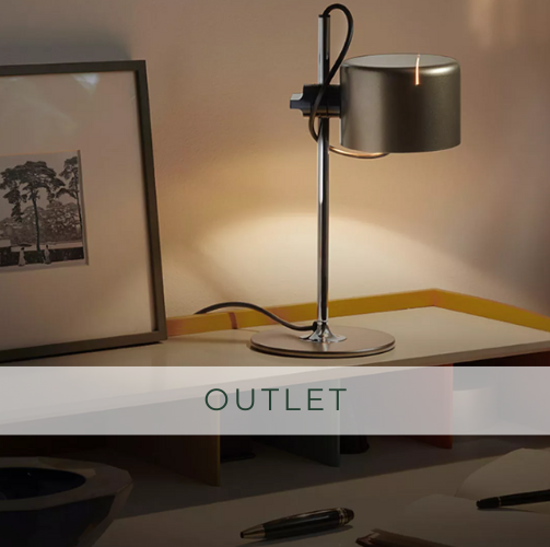 Oluce Mini Coupé Table Bronzo