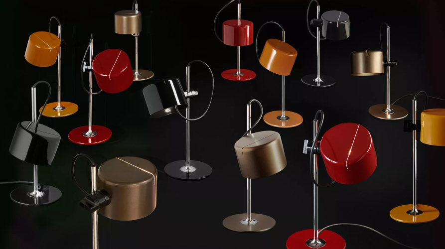 Oluce Mini Coupé Table Bronzo