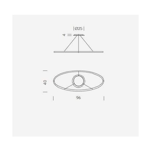 Nemo Ellisse Minor Suspension; dimensioni