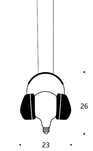 Ingo Maurer Shhh!; dimensioni