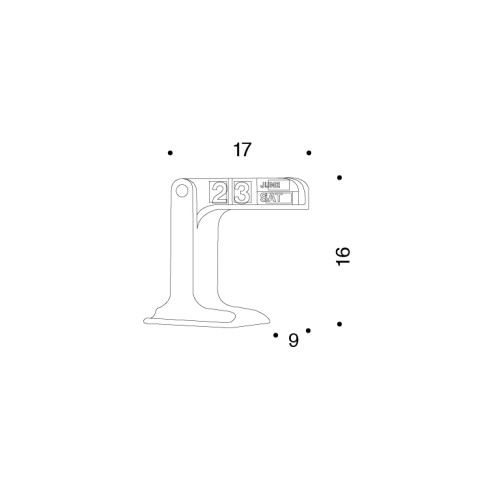 Timor, Design Enzo Mari - Limited Edition; dimensioni