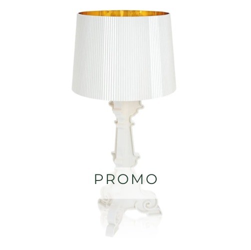 Kartell Bourgie Bianco/Oro - PROMO
