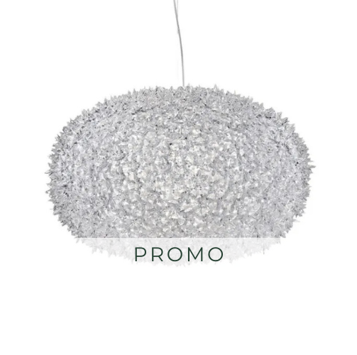 Kartell Bloom Sospensione S1 Cristallo - PROMO