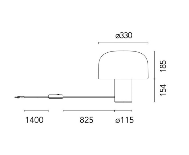 Bellhop Glass T dimensioni
