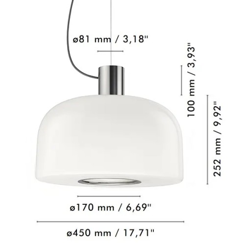 Bellhop Glass S2 Suspensions - dimensione