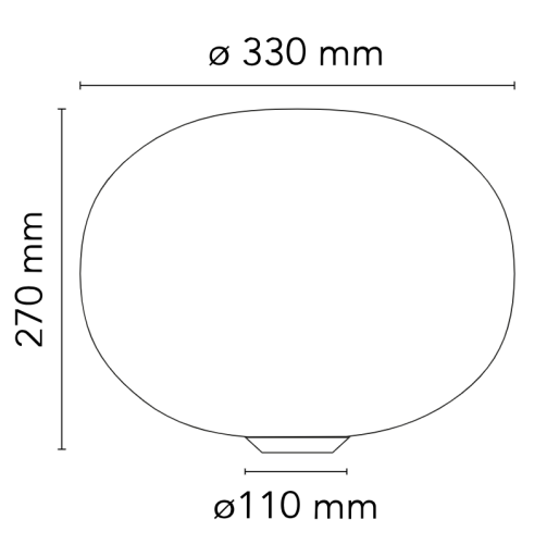 Flos Glo-Ball Basic 1 dimensione