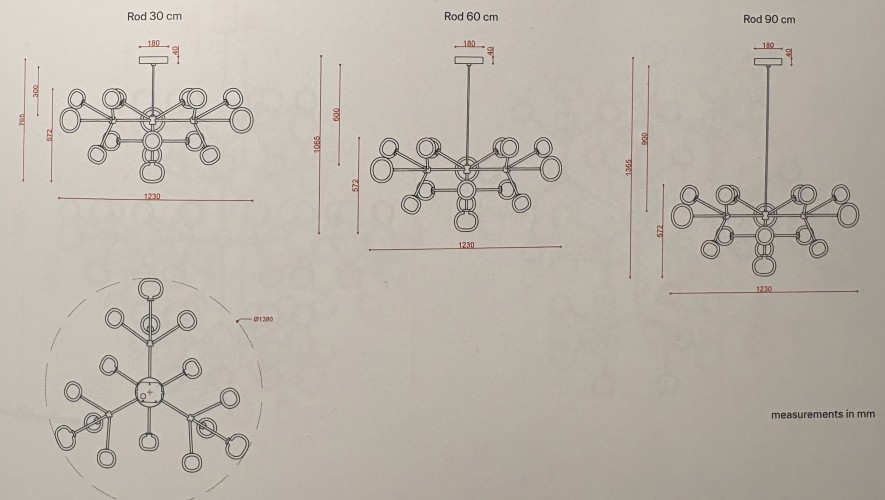 Tooy Nabila 552.16 LED - dimensione