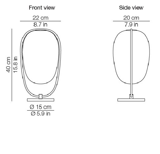 KDLN Lanna' Table size