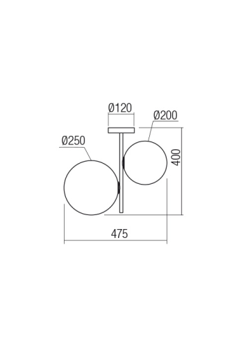 Redo Group Talis Ceiling - size