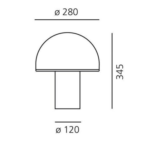 Artemide Onfale - size