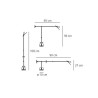 Artemide Tizio 35 - size