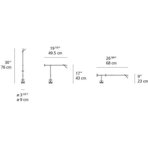 Artemide Tizio Micro - size