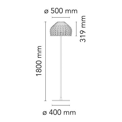 Flos Tatou Floor - size