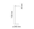 Flos Tab Floor - size