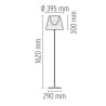 Flos Ktribe Floor 2 - size