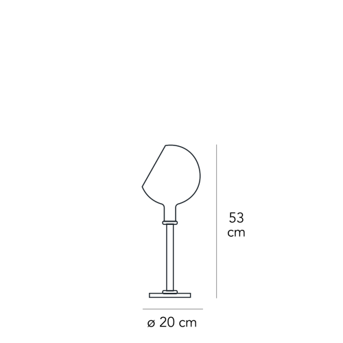 Fontana Arte Parola Table - size