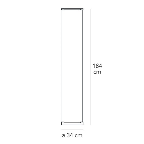 Fontana Arte Pirellone - size