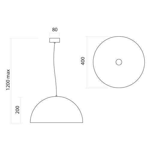 Lumicom Cassis Sospensione Ø40