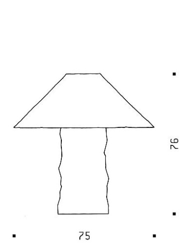 Ingo Maurer Lampampe - size