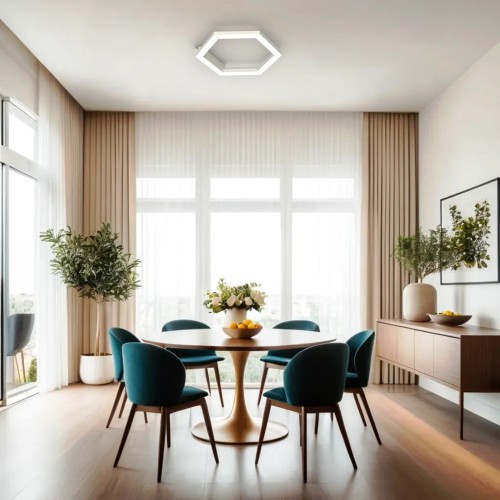 Lumicom Esagono Plafoniera Ø40