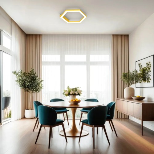 Lumicom Esagono Plafoniera Ø40