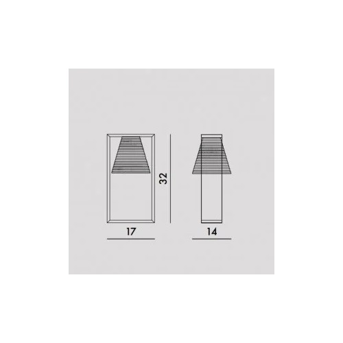 Kartell Light Air Cristallo - PROMO - size