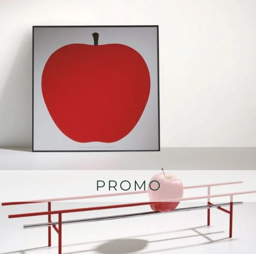 PROMO Danese Milano Uno, La Mela, Design Enzo Mari