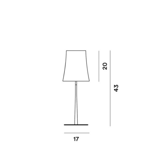 Foscarini Birdie Easy Piccola, Verde Salvia - OUTLET - size