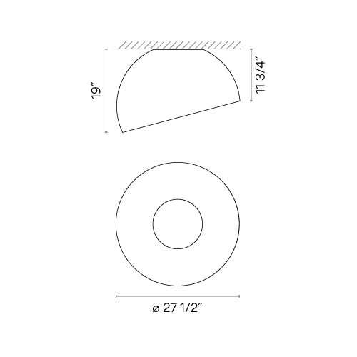 Vibia Duo, Bianco - PROMO - size