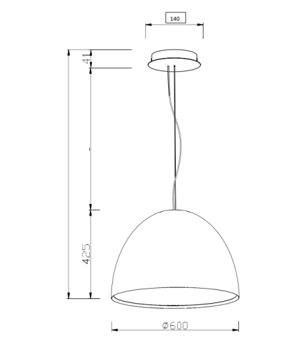 Ondaluce Cupola - size