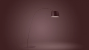 Foscarini Twiggy LED - Terra, burgundy