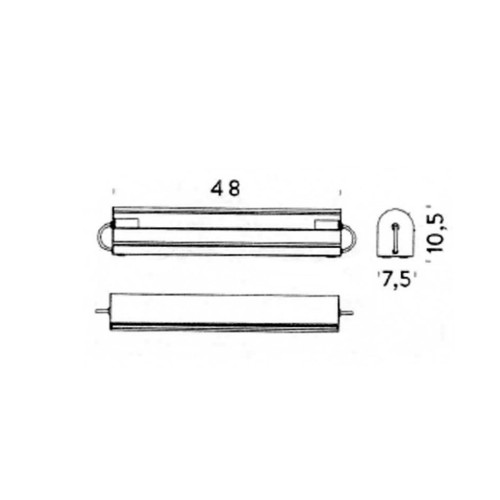 Nemo Applique Cylindrique Longue