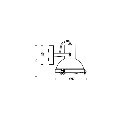 Nemo Projecteur 165 W/C, Design Le Corbusier