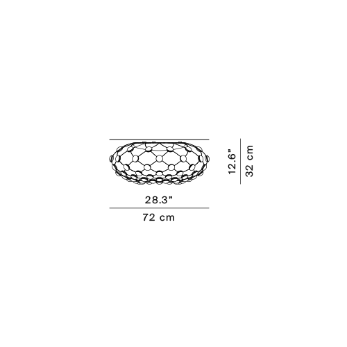 Luceplan Mesh Plafone