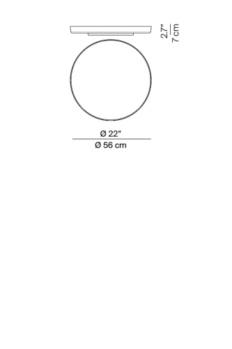 Luceplan Compendium Plate Parete/Soffitto