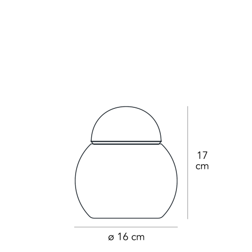 Fontana Arte Daruma Piccola