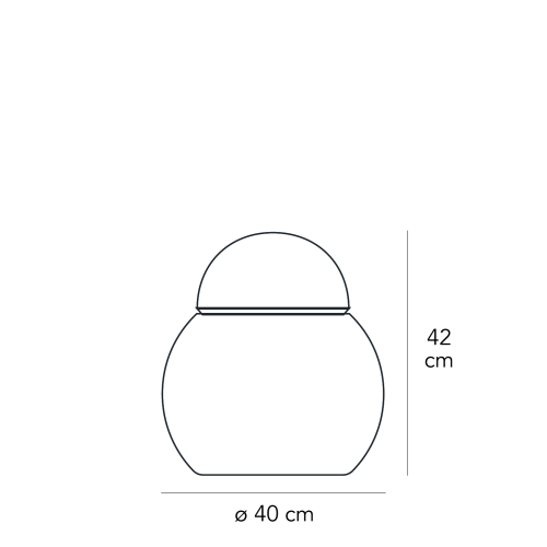 Fontana Arte Daruma Grande