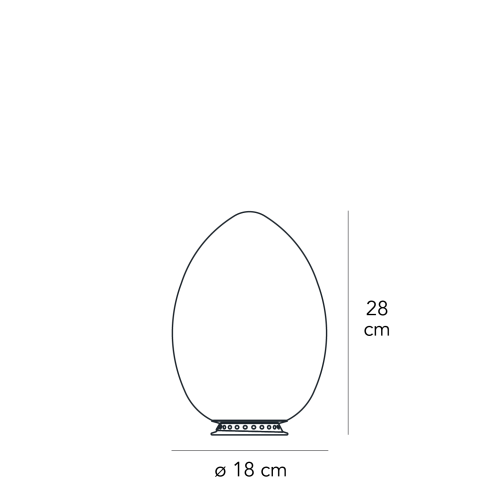 Fontana Arte Uovo Piccola