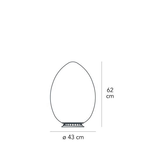 Fontana Arte Uovo Grande