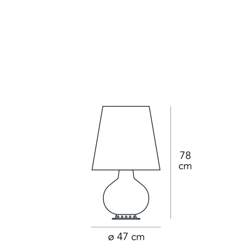 Fontana Arte Fontana Grande Vetro