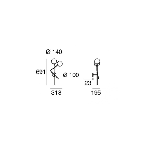 Stilnovo Galassia Wall