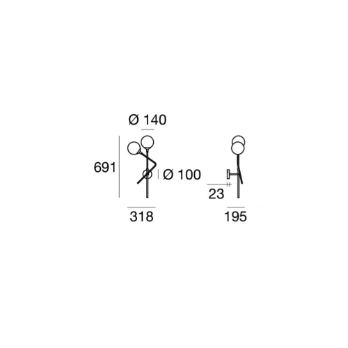 Stilnovo Galassia Wall