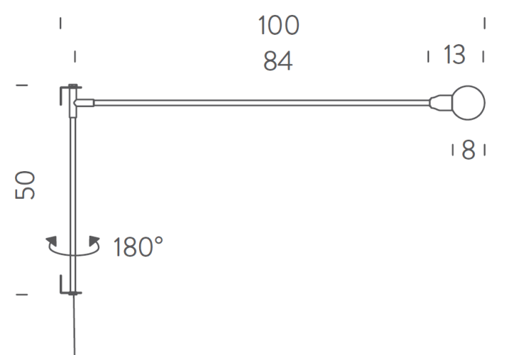 Nemo Potence Pivotante Mini