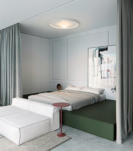 Vibia Top 1170 Parete/Soffitto ø90